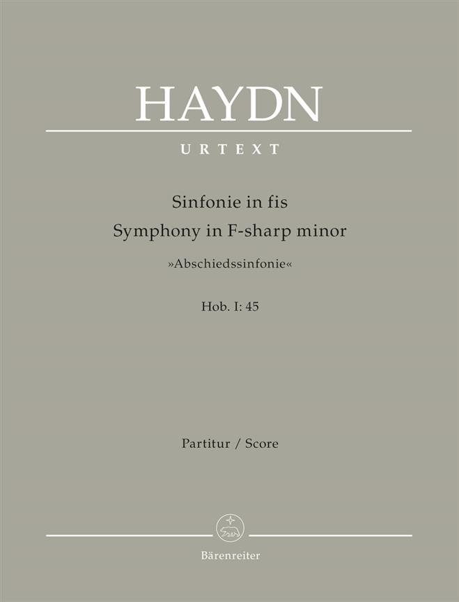 Haydn: Symphony F-sharp minor Hob. I:45 Farewell Symphony