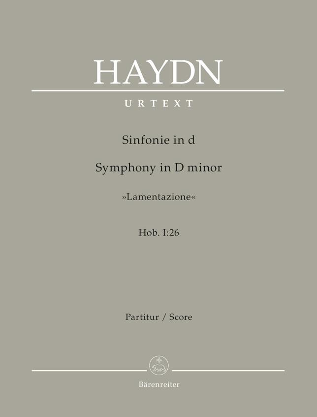 Symphony In D Minor Lamentazione Hob I:26