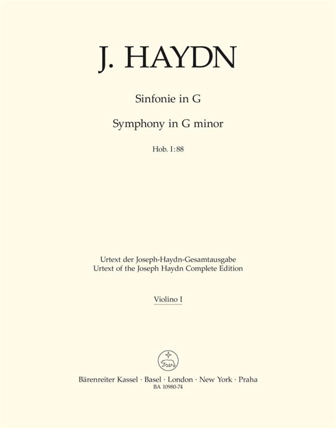 Haydn: Symphony G major Hob. I:89