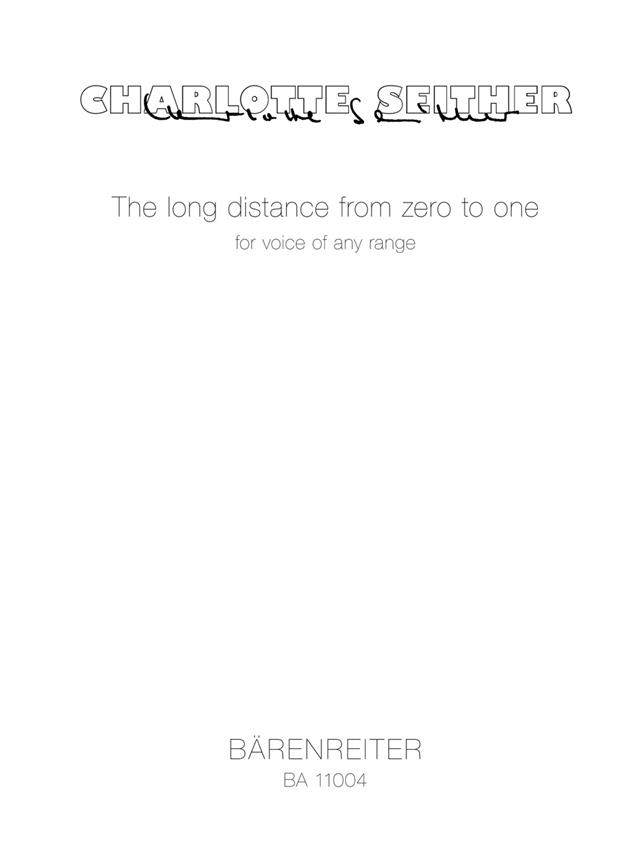 Charlotte Seither: The long distance from zero to one