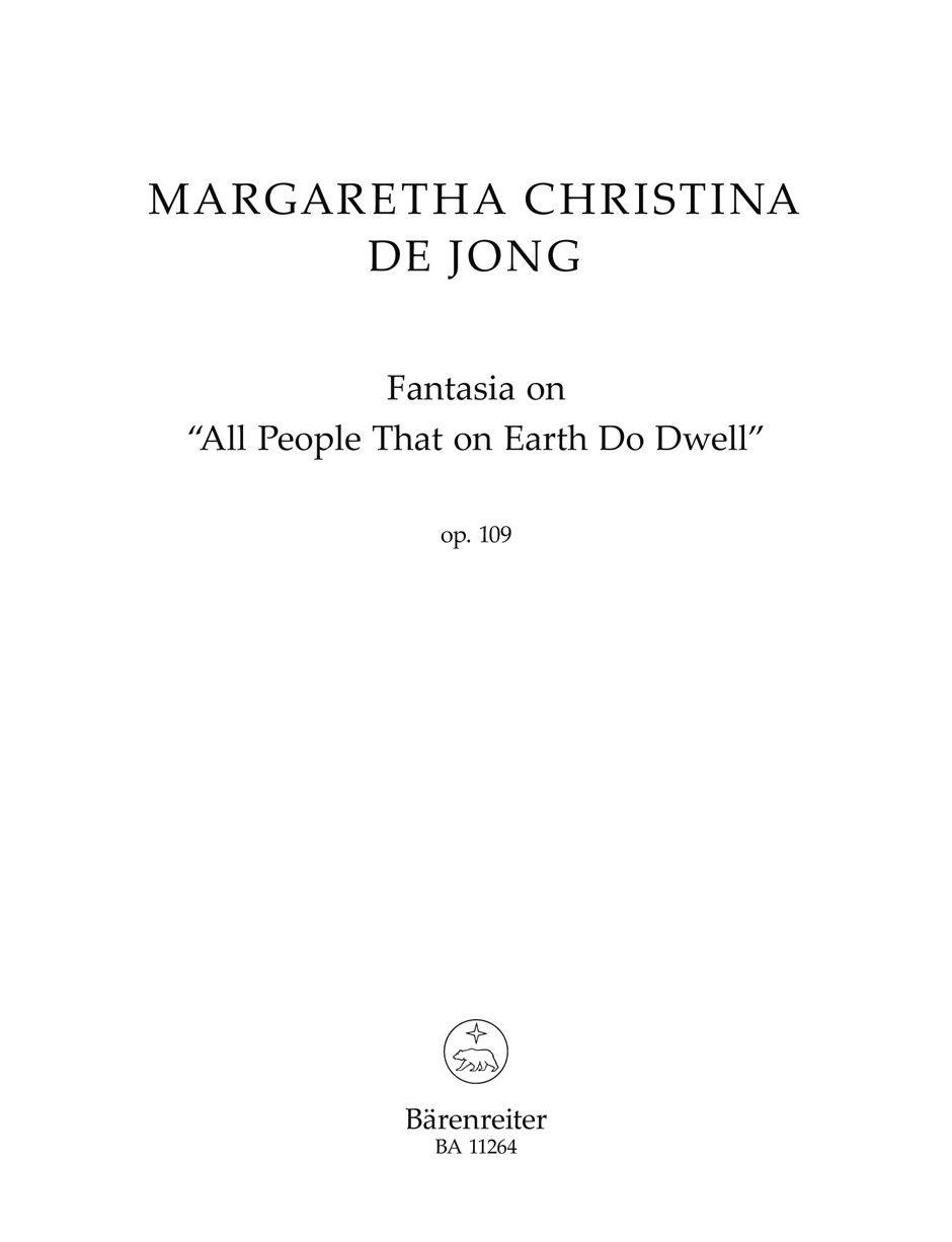 Fantasia on All People That on Earth Do Dwell Op. 109