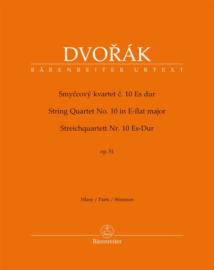 Antonin Dvorak: String Quartet No. 10 in E Flat Major (Parts)