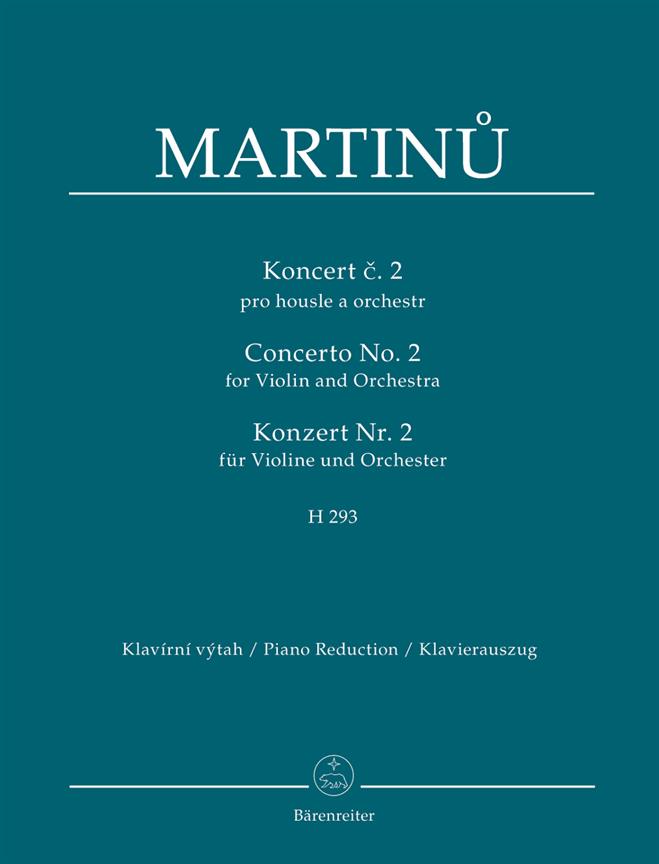 Martinu: Concerto for Violin and Orchestra no. 2 H 293