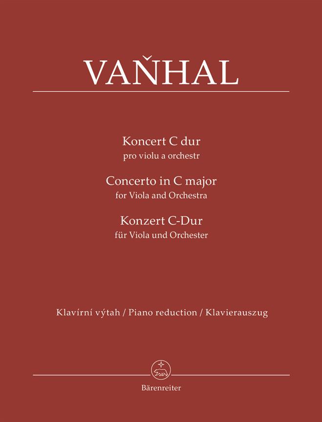 Vanhal: Concerto for Viola and Orchestra C major