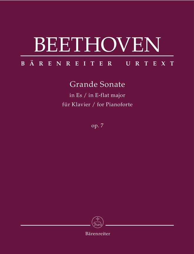 Beethoven: Grande Sonate for Pianoforte E-flat major op. 7