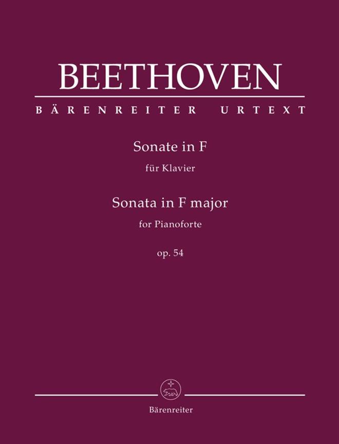 Beethoven: Sonata for Pianoforte in F major op. 54