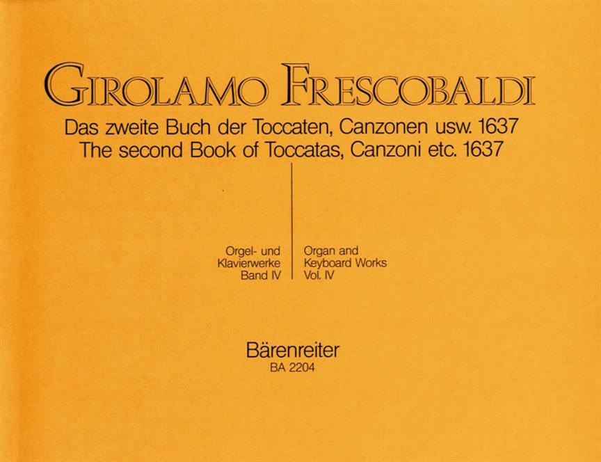 Girolamo Frescobaldi: Orgelwerke 4