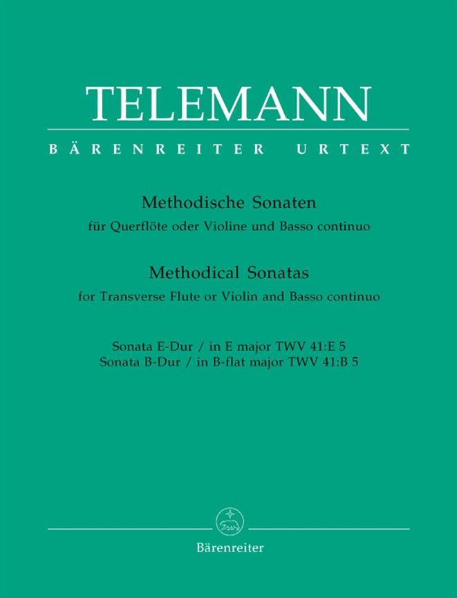 Telemann: 12 Methodical Sonatas for Violin or Flute and Basso-Continuo Volume 5