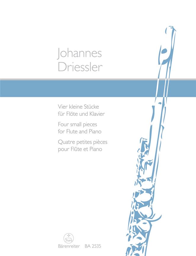 Johannes Driessler: Four small pieces for Flute and Piano op. 8/2