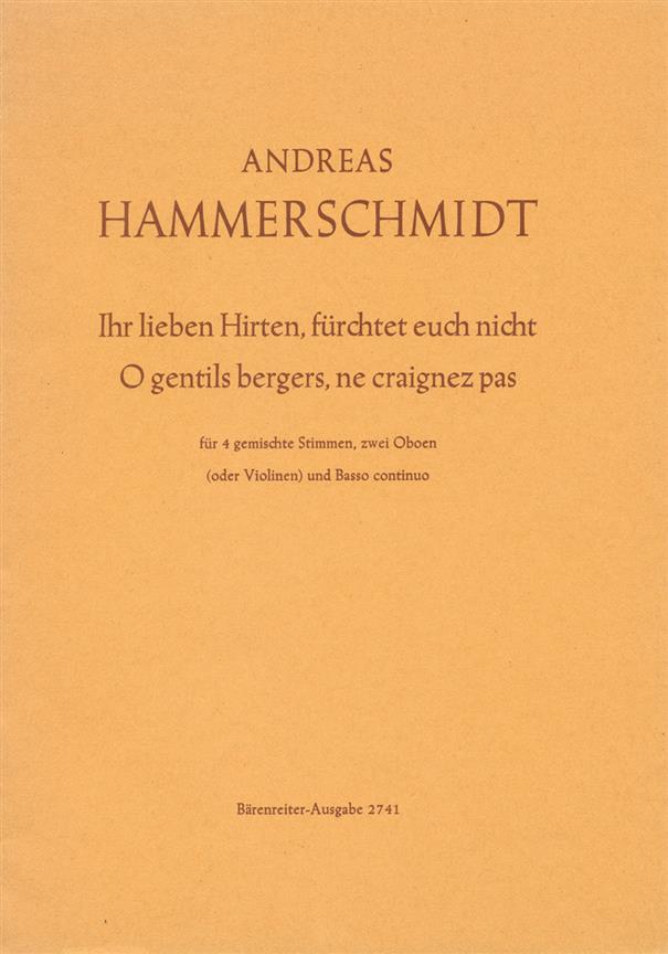 Ihr lieben Hirten, fuerchtet euch nicht - O gentils bergers, ne craignez paz