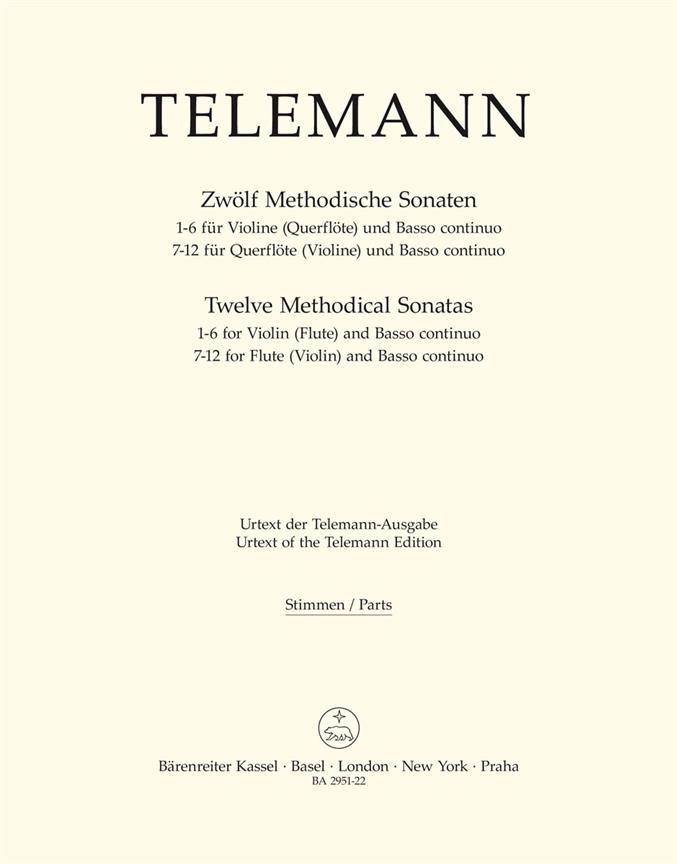 Zwölf Methodische Sonaten, Hamburg 1728 und 1732