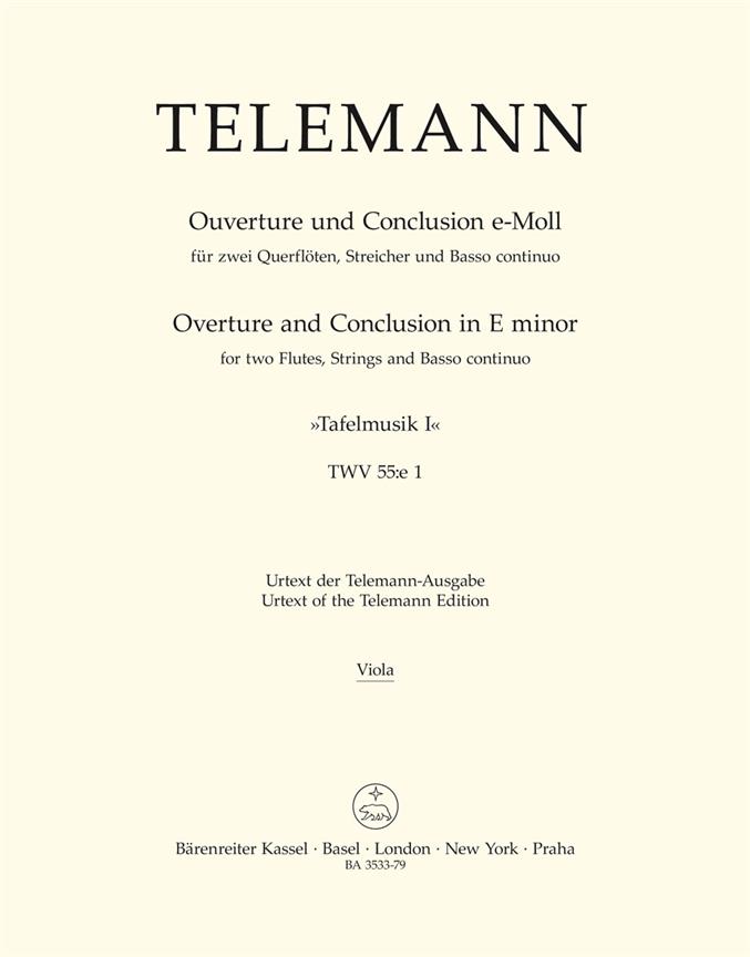 Ouvertüre und Conclusion - Overture and Conclusion