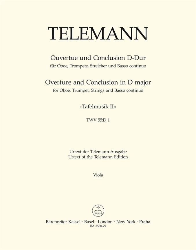 Ouvertüre und Conclusion aus