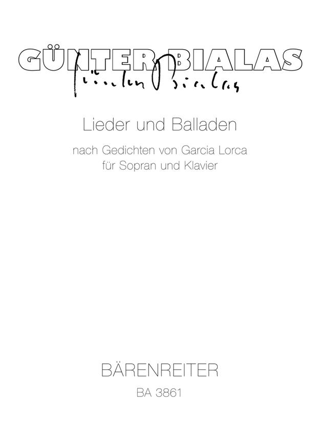 Lieder und Balladen nach Gedichten von Federicio Garcia Lorca (1957)