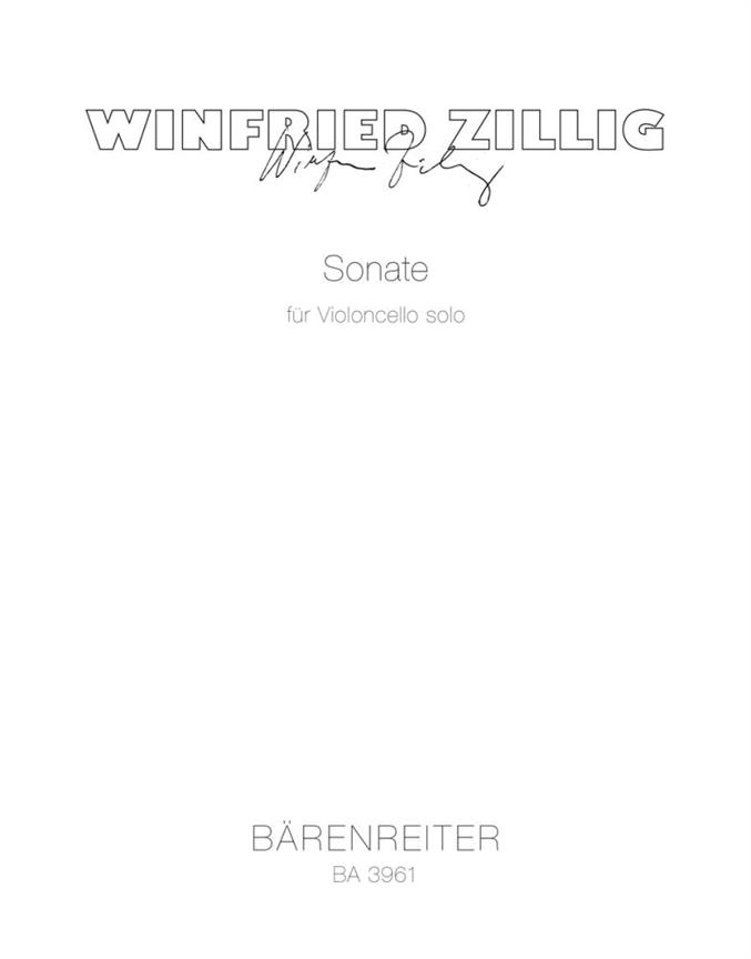 Winfried Zillig: Sonate fuer Violoncello solo (1958)