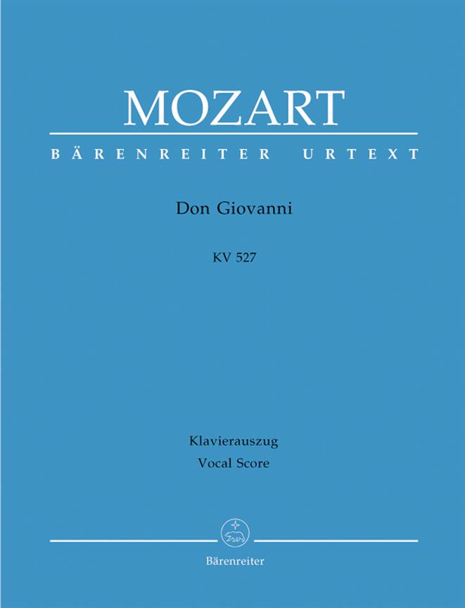 Wolfgang Amadeus Mozart: Don Giovanni - Il dissoluto punito o sia Il Don Giovanni (Vocal Score)