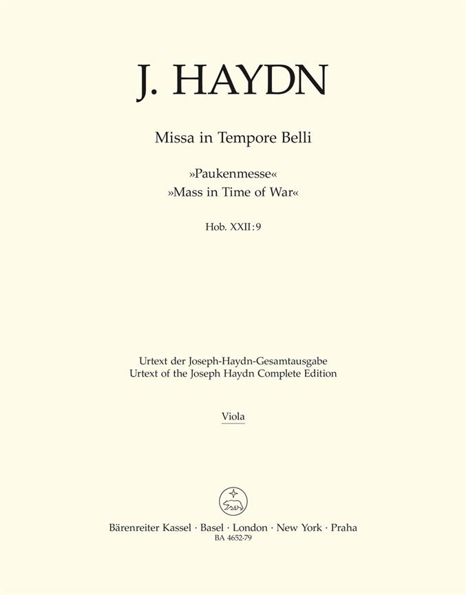 Haydn: Missa in tempore belli Hob.XXII:9 Paukenmesse