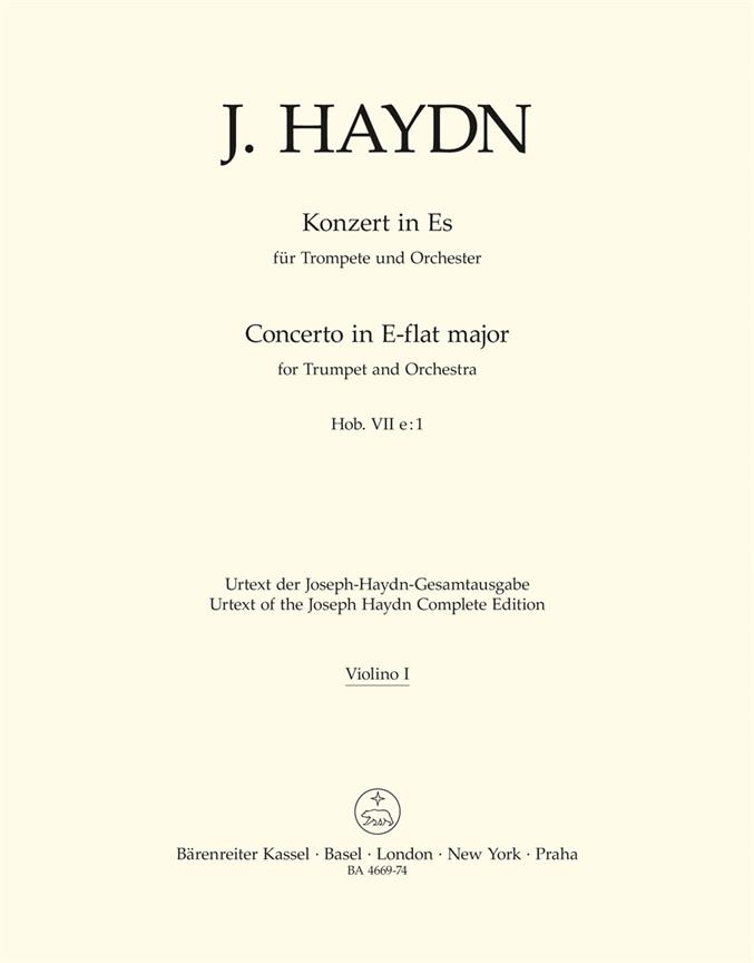 Haydn: Concerto fuer Trumpet and Orchestra E-flat major Hob.VIIe:1