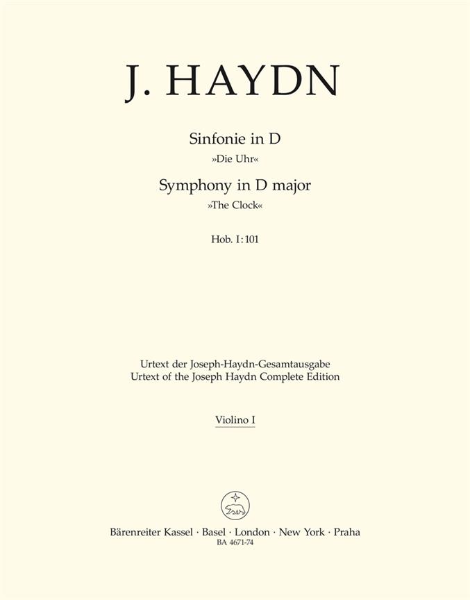 Haydn: London Symphony no. 8 D major Hob.I:101 The Clock