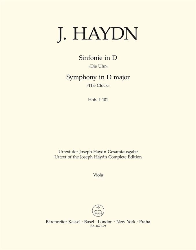 Haydn: London Symphony no. 8 D major Hob.I:101 The Clock