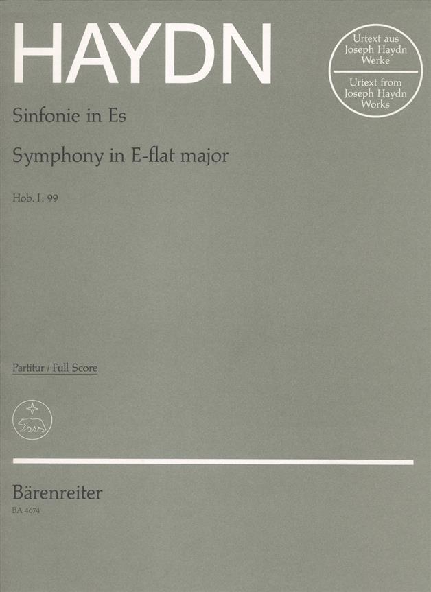 Haydn: Londoner Symphony no. 7 E-flat major Hob.I:99 (Partituur)