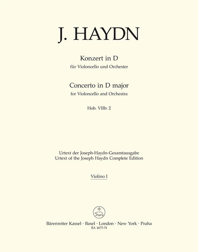 Haydn: Concerto for Violoncello and Orchestra D major Hob. VIIb:2