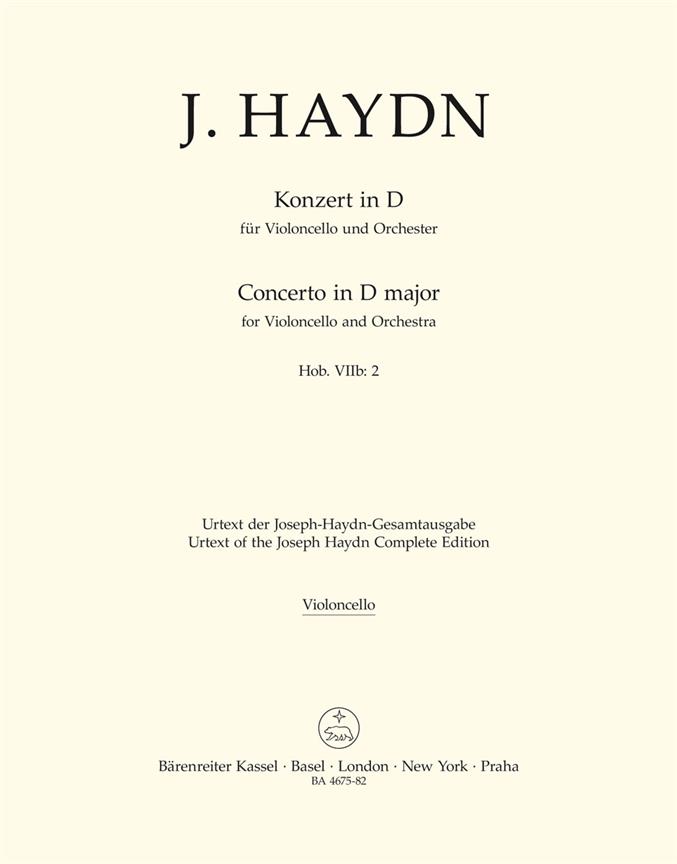 Haydn: Concerto for Violoncello and Orchestra D major Hob. VIIb:2