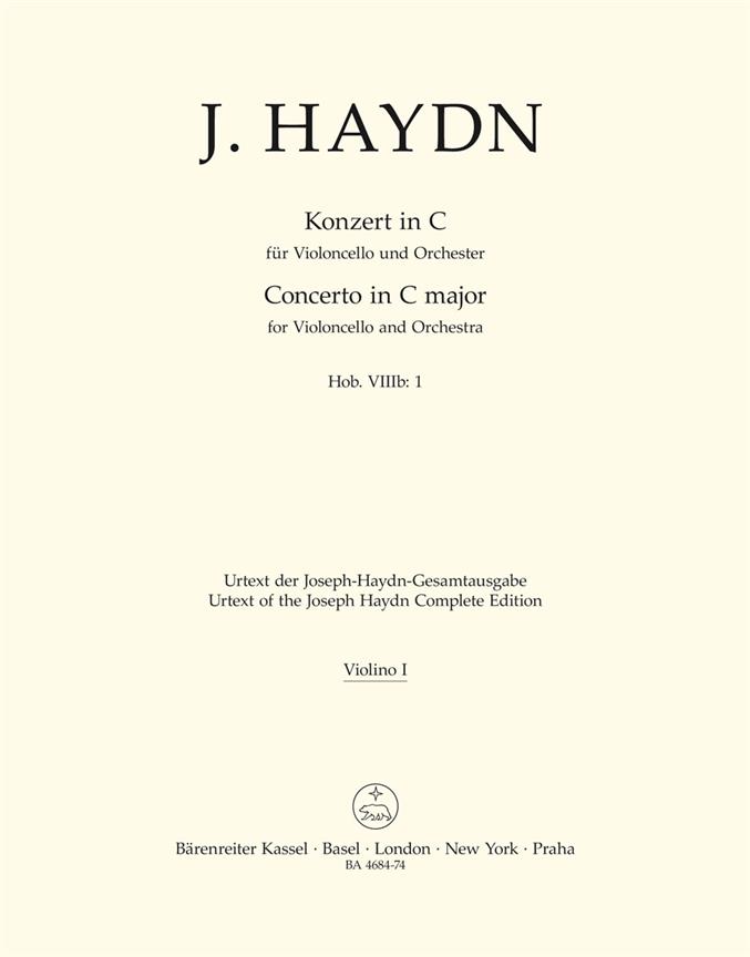 Haydn: Concerto for Violoncello and Orchestra in C major Hob.VIIb:1