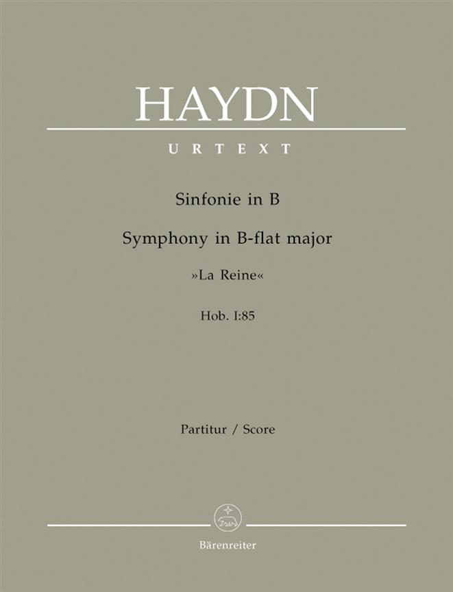 Haydn: Symphony in B-flat major Hob. I:85 La Reine (Partituur)