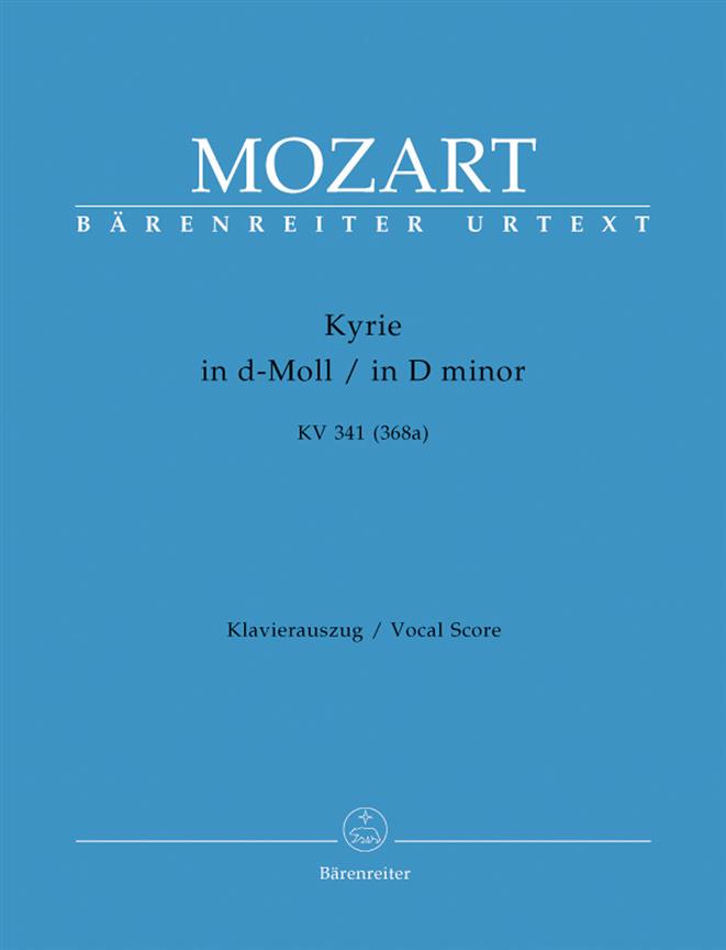 Mozart: Kyrie D minor K. 341 (368a) (Vocal Score)