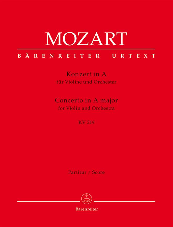 Mozart: Concerto for Violin and Orchestra no. 5 A major K. 219