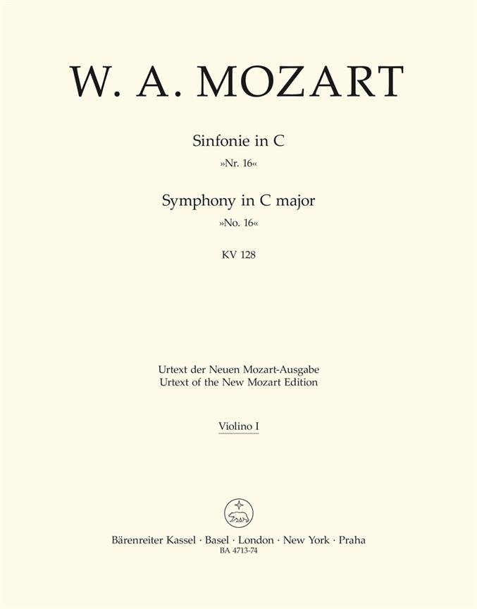 Mozart: Symphony no. 16 C major K. 128
