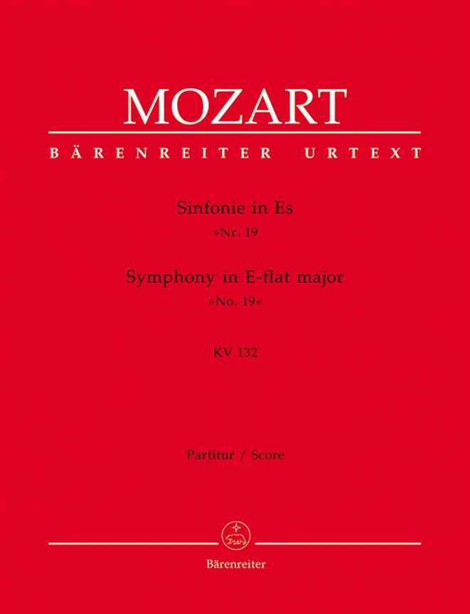 Mozart: Symphony no. 19 E-flat major K. 132