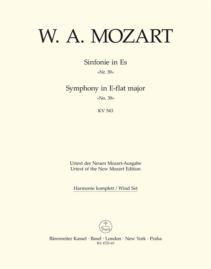 Mozart: Symphony no. 39 E-flat major K. 543