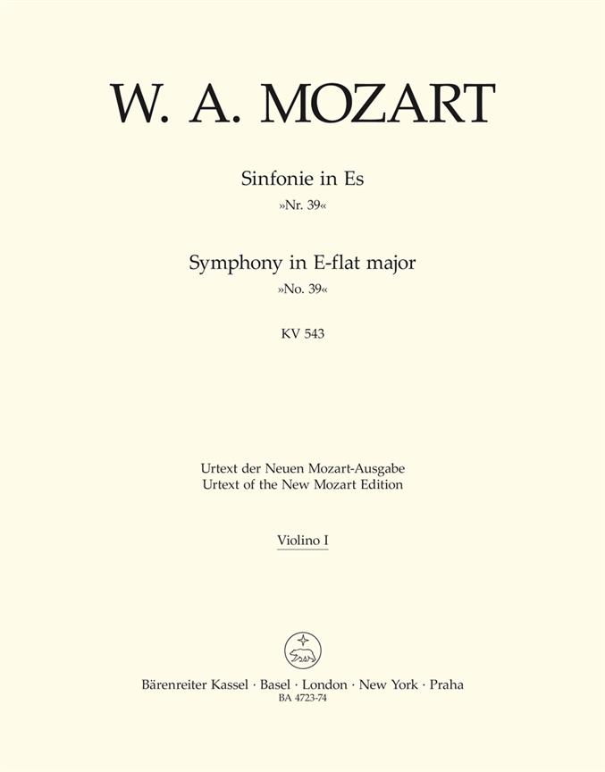 Mozart: Symphony no. 39 E-flat major K. 543