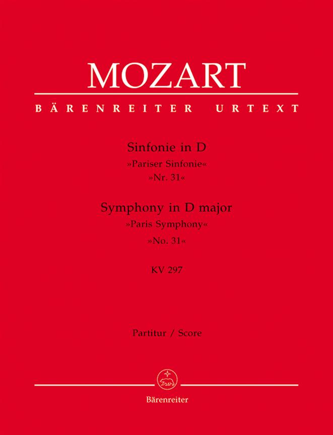 Mozart: Symphony no. 31 in D major K. 297 (300a) Paris Symphony (Partituur)