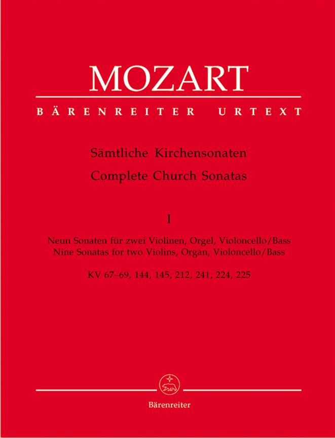 Mozart: Sämtliche Kirchensonaten Heft 1 (Partituur)