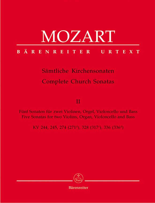 Mozart: Sämtliche Kirchensonaten Heft 2 (Partituur)