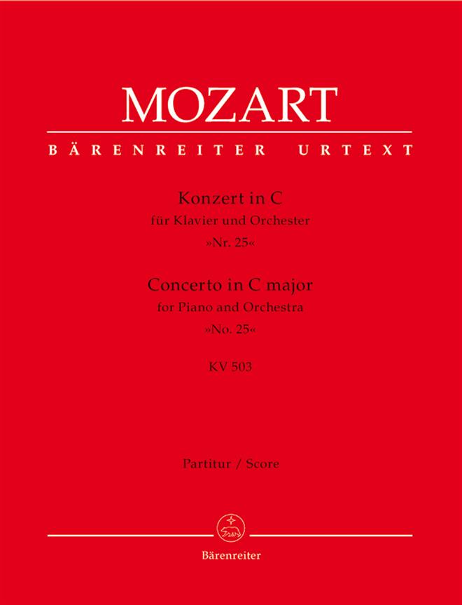 Mozart: Konzert für Klavier und Orchester Nr. 25 C-Dur KV 503