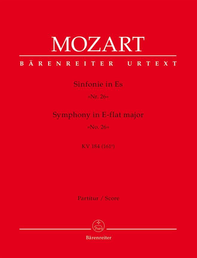 Mozart: Symphony no. 26 in E-flat major K. 184(166a)