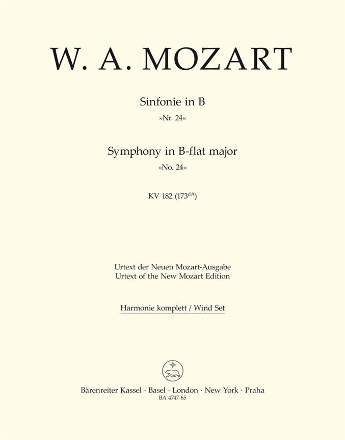 Mozart: Symphony no. 24 in B-flat major K. 182 (173dA)