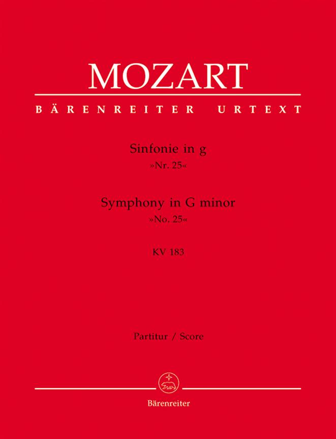 Mozart: Symphony no. 25 in G minor K. 183 (K.6: 173 dB)