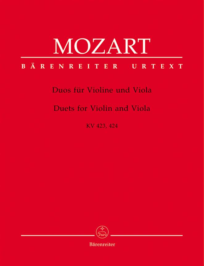 Mozart: Duets for Violin and Viola KV 423