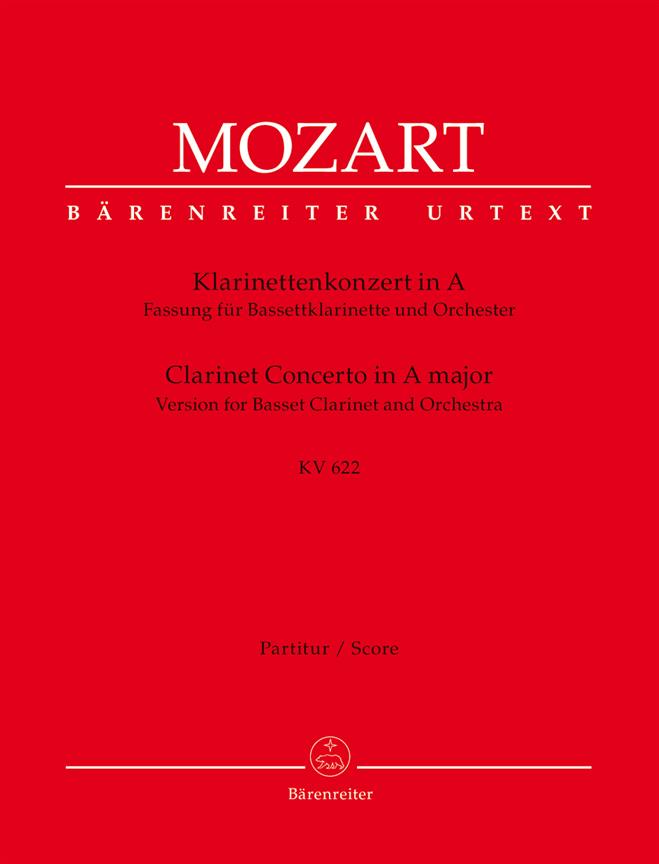 Mozart: Concerto in A major for Clarinet and Orchestra A major KV 622