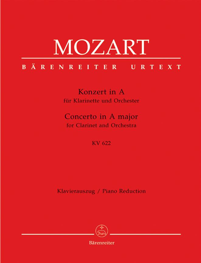 <b>Mozart</b>: Concerto in A major for Clarinet and Orchestra A major KV 622