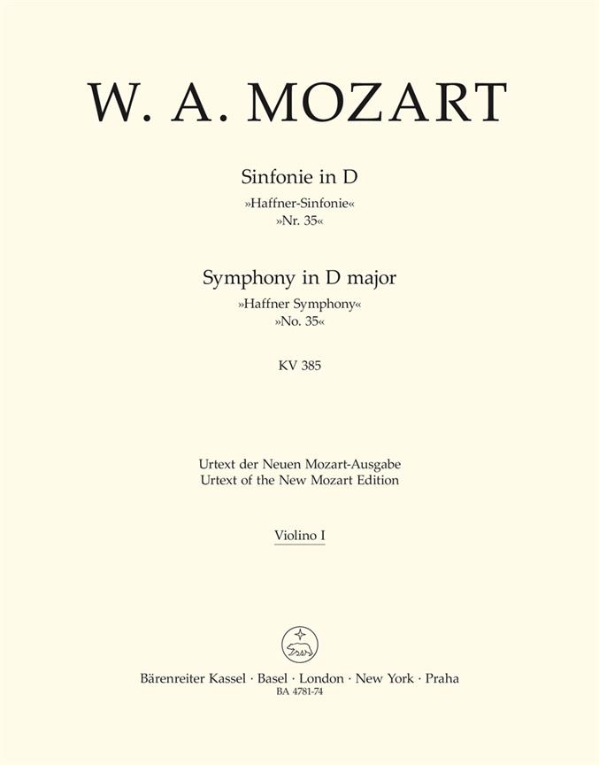 Mozart: Sinfonie Nr.35 D-dur KV 385 Haffner-Sinfonie