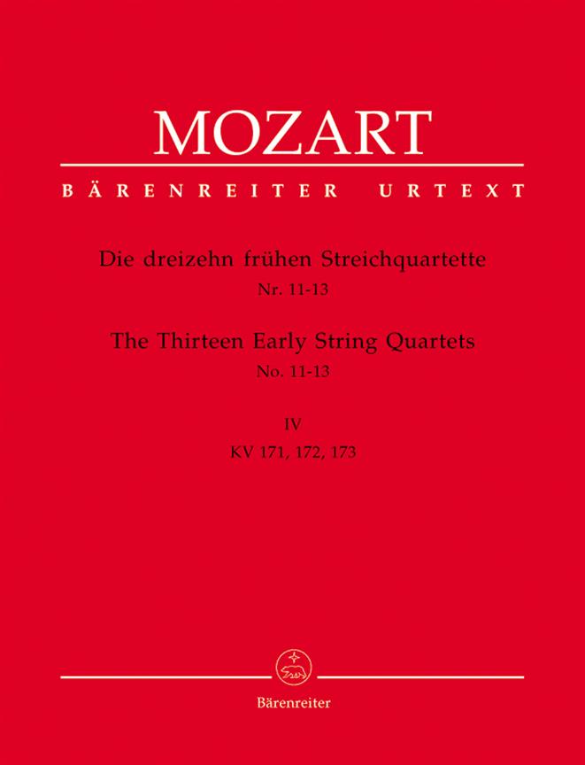 Wolfgang Amadeus Mozart: 13 Fruhe Streichquartetten 4
