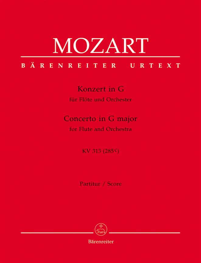 Mozart: Concerto in G major K 313 for Flute and Orchestra (Partituur)