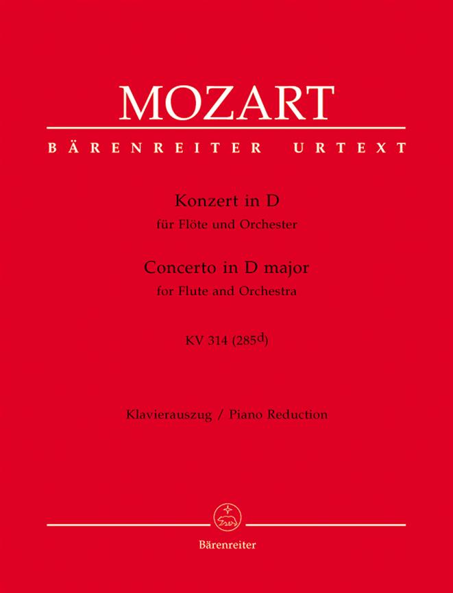 Mozart: Konzert fur Flote und Orchester G-Dur KV 314 (285d) (Fluit)