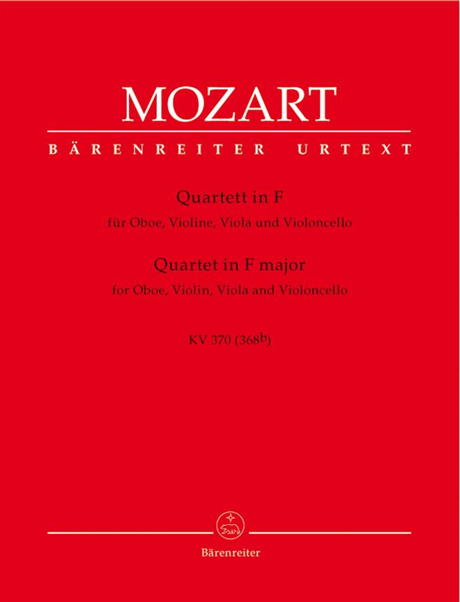 MozartL Quartett for Oboe und Streichinstrumente K 370